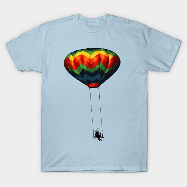 girl and balloon T-Shirt by Asgard